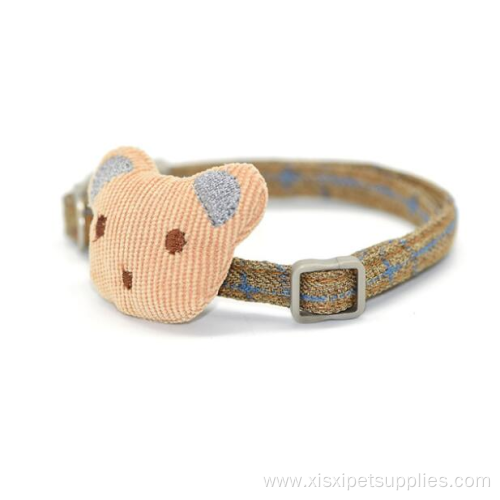 High Quality Cat Style Adjustable Polyester Cat Collar